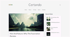 Desktop Screenshot of certando.net